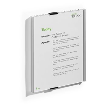 Durable Info Sign Acrylic  Aluminium Silver
