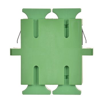 Alantec FOA-SCA-SMD fibre optic adapter SC/APC Black  Green 1 pc(s)